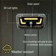 Bell + Howell Bionic Solar Wall Light Motion Sensor LED Outdoor Waterproof Fixture for Porch and Patio Lighting