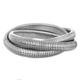 Time And Tru Women's Silver-Tone Layered Bangle Bracelet, 1-Piece Fashion Jewelry