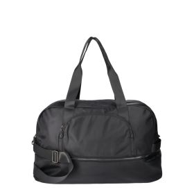 No Boundaries Women's Dome Weekender Duffel Bag, Black