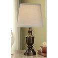 Mainstays Mix & Match Urn Accent Lamp Base, 11 Inch Height, Composite Construction, Bronze Finish, Compatible with Standard Shades