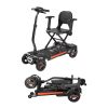 VEVOR 4-Wheel Electric Mobility Scooter for Adults & Seniors, Integrated Automatic Folding Mobility Scooter with Remote Control, NFC Keys & Long Range