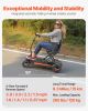 VEVOR 4-Wheel Electric Mobility Scooter for Adults & Seniors, Integrated Automatic Folding Mobility Scooter with Remote Control, NFC Keys & Long Range