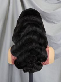 6x4 Density Virgin Human Hair Wigs For Black Women Vietnamese Raw Hair Transparent Lace Front Pre-Plucked Bleached Knots (Option: Body wave-6x4 26Inch)